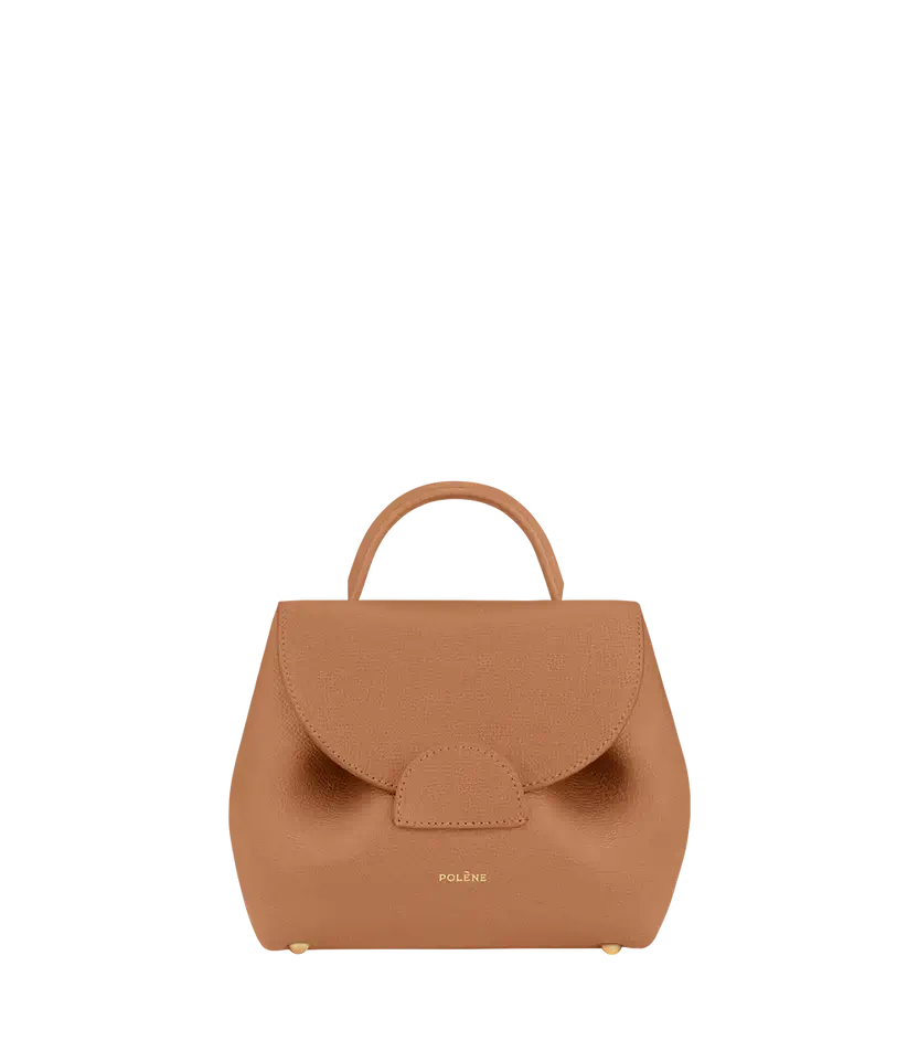 Polene Numéro Un Nano Edition Textured Tan - Size: One Size Bags | Shop From The Mirage