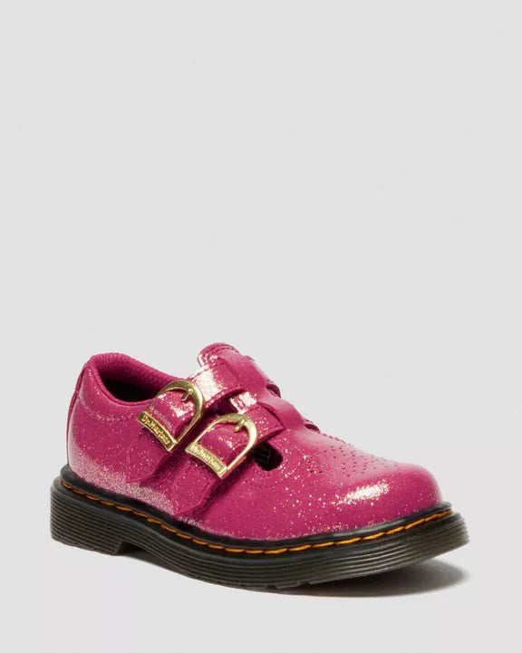 TODDLER 8065 GLITTER PATENT LEATHER MARY JANE SHOES