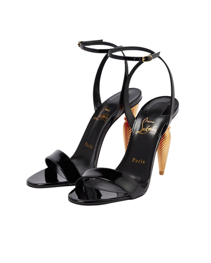 Lipqueen 100 patent leather sandals