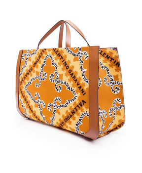 Vlogo Bandana-Print Tote Bag