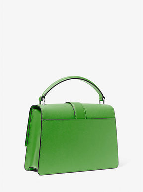 Greenwich Medium Saffiano Leather Satchel