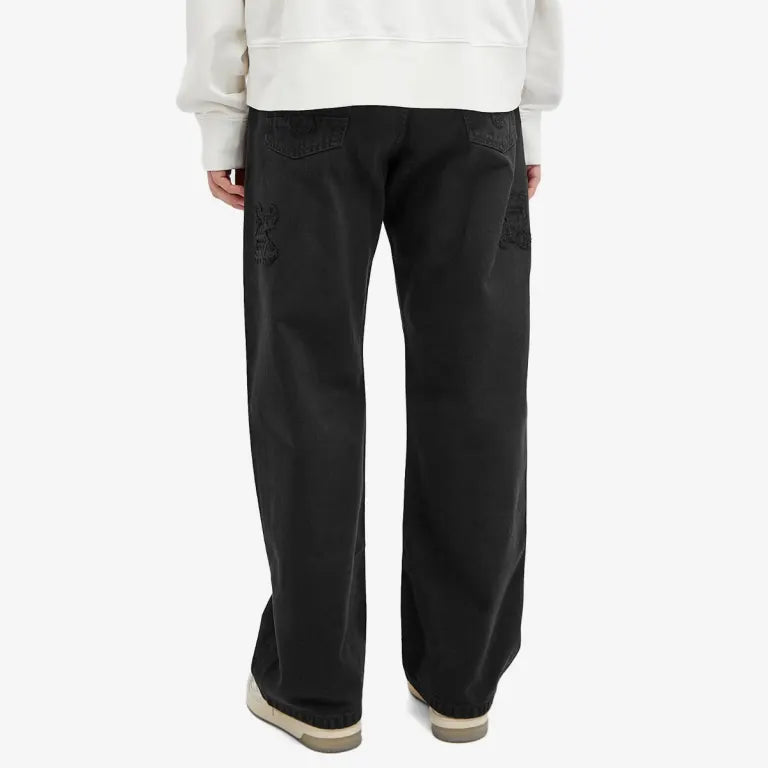 Palm Angels Monogram Loose Fit Jeans