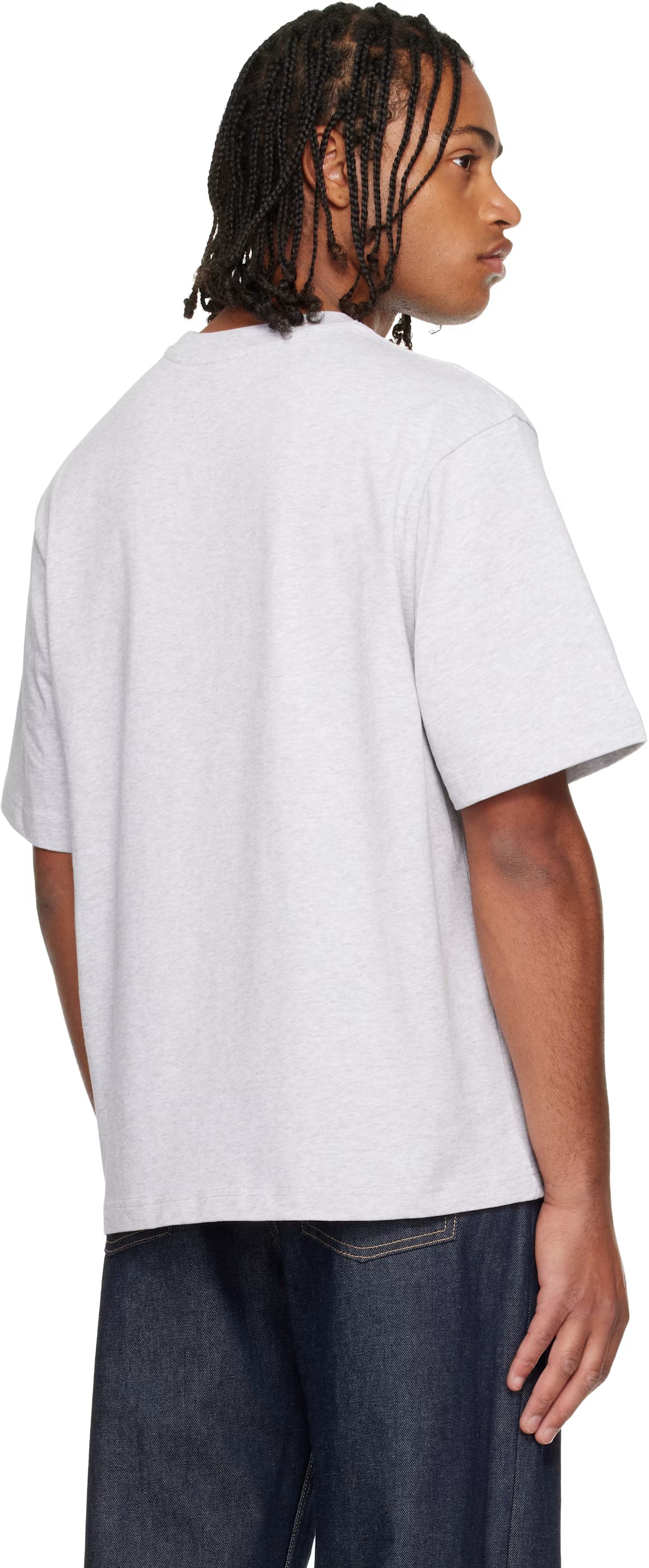 Gray 'Casablanca' Logo Patch T-shirt