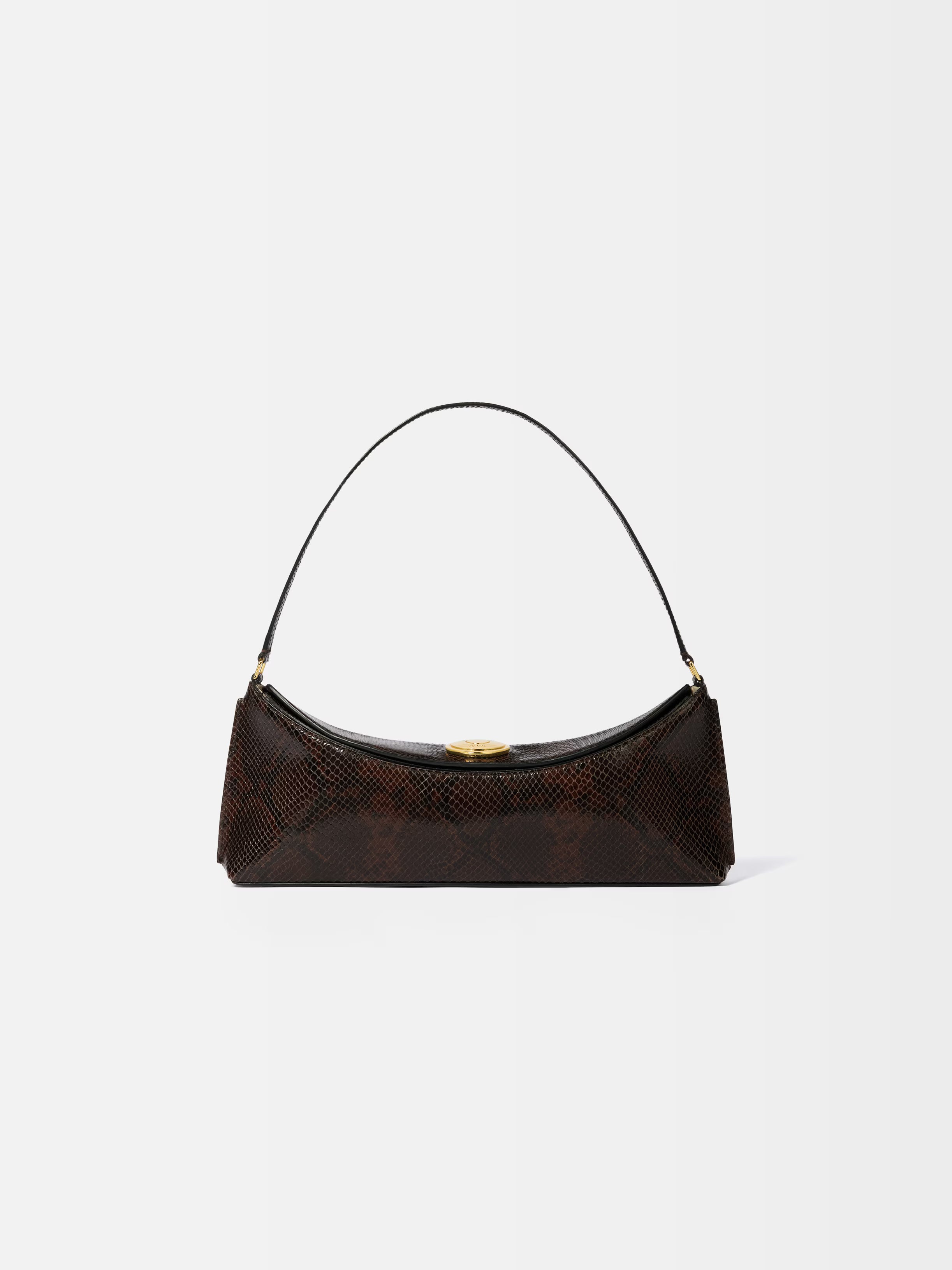 The Ovalo clutch Folded shoulder bag.