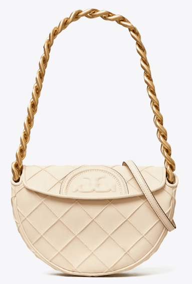 Tory Burch MINI FLEMING SOFT CRESCENT BAG - Bags | Shop From The Mirage