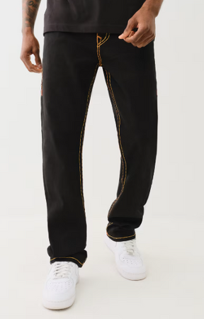RICKY SUPER T BLACK STRAIGHT JEAN