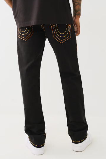 RICKY SUPER T BLACK STRAIGHT JEAN