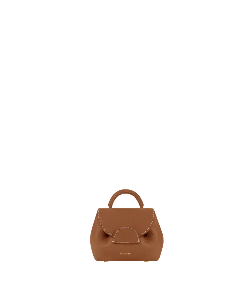 Polene Numéro Un Micro Edition Textured Camel - Size: One Size Bags | Shop From The Mirage