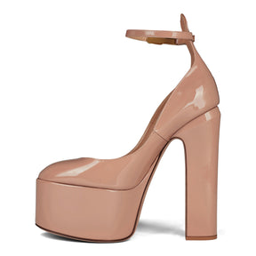 Tan-Go Platform Pumps