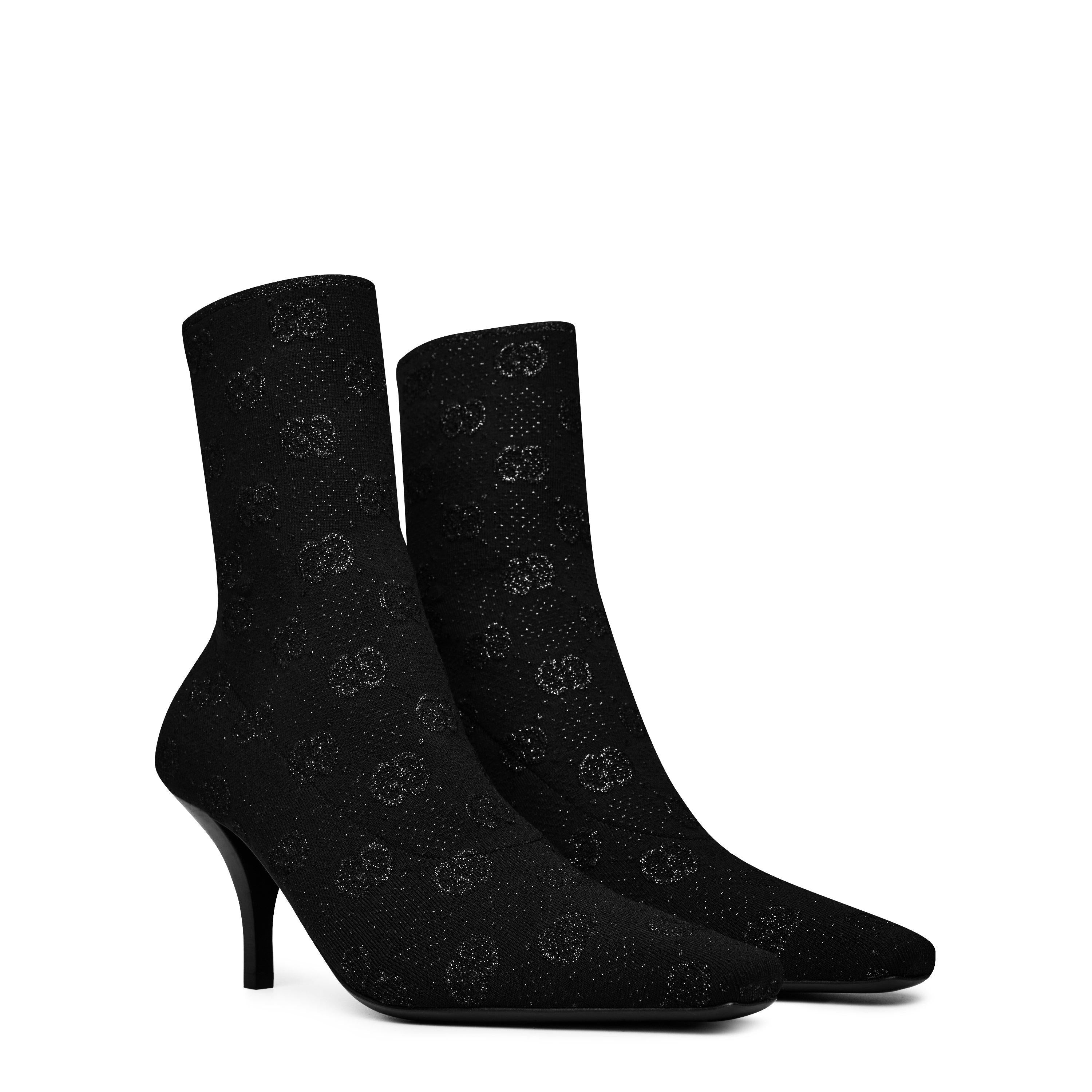 GG Knit Ankle Boot