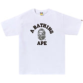 BAPE Digital Camo College Tee - White