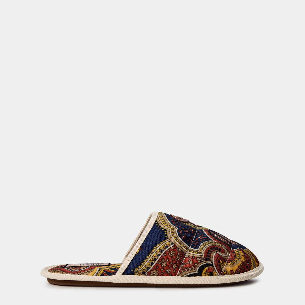Men's Chambre Print Flat Mules