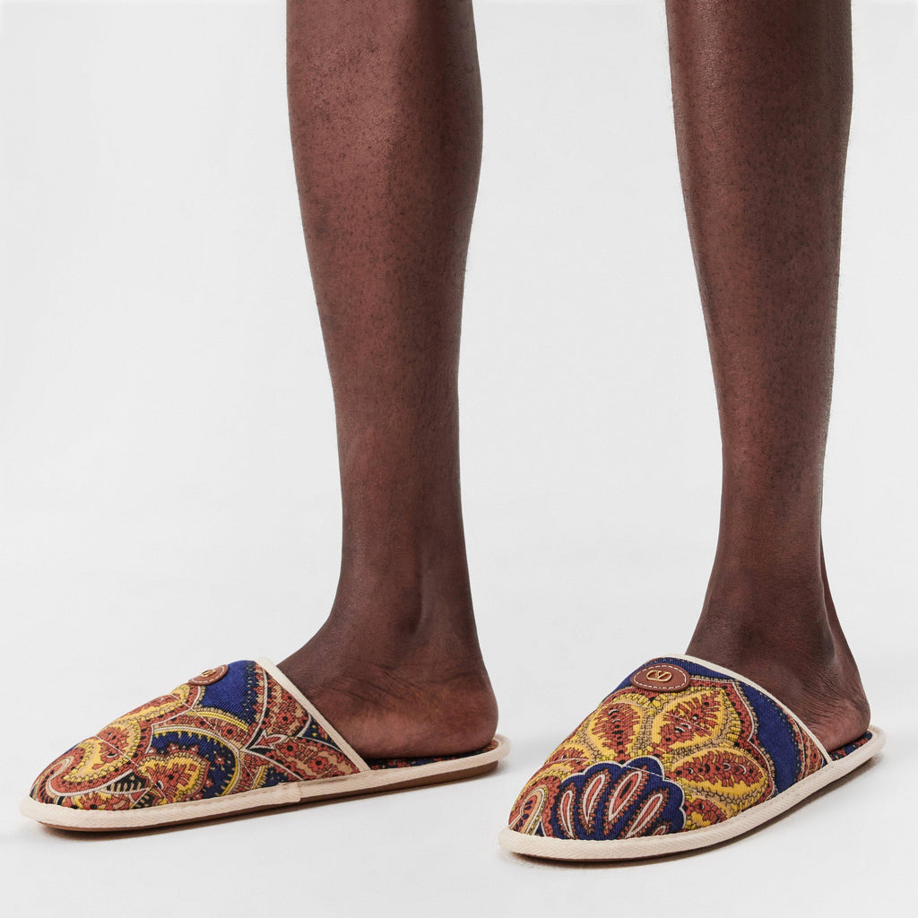 Men's Chambre Print Flat Mules