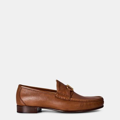 VLogo Signature leather loafers