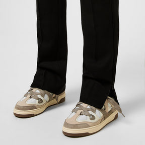 Men's Panelled Canvas Chunky Sneakers