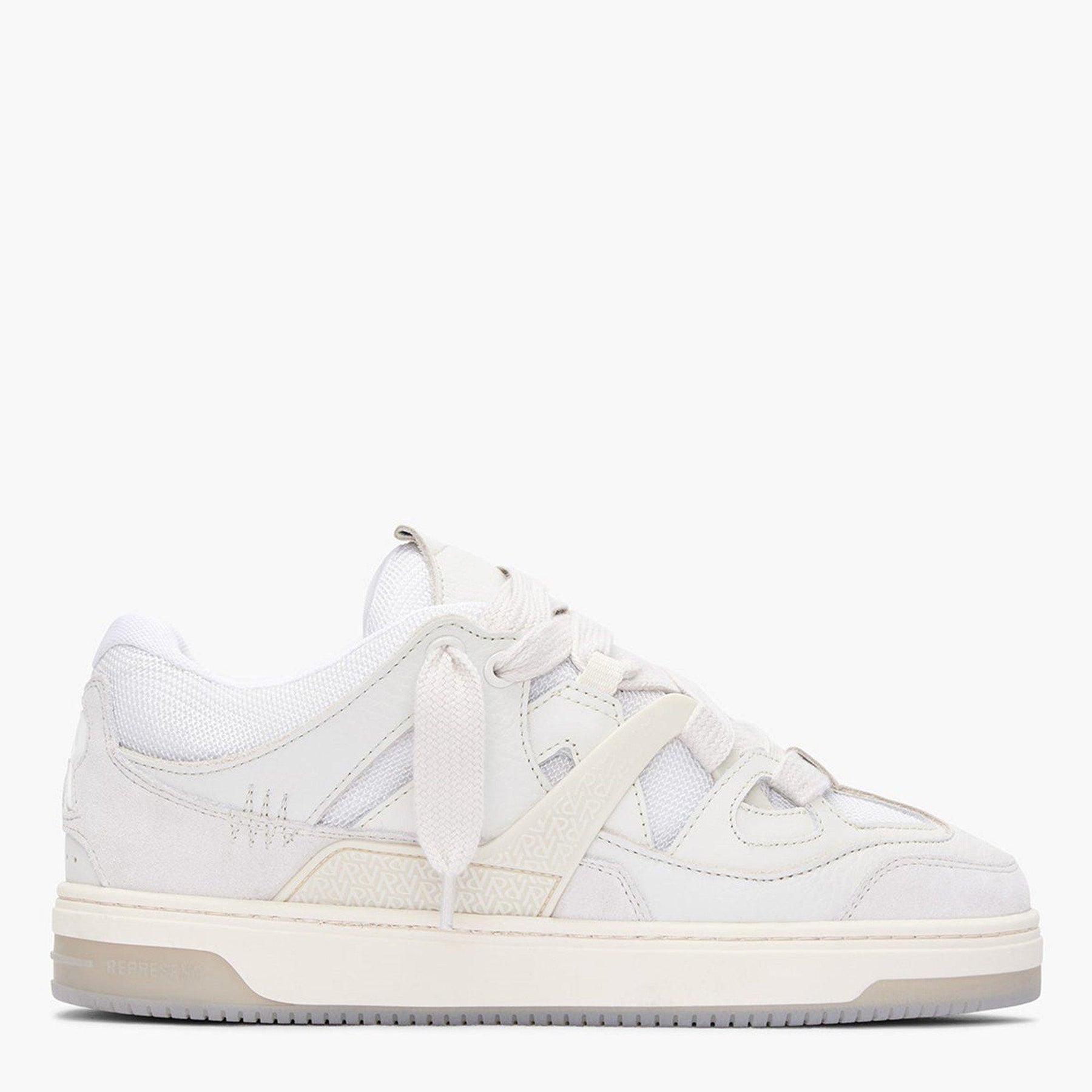 Men's Panelled Canvas Chunky Sneakers