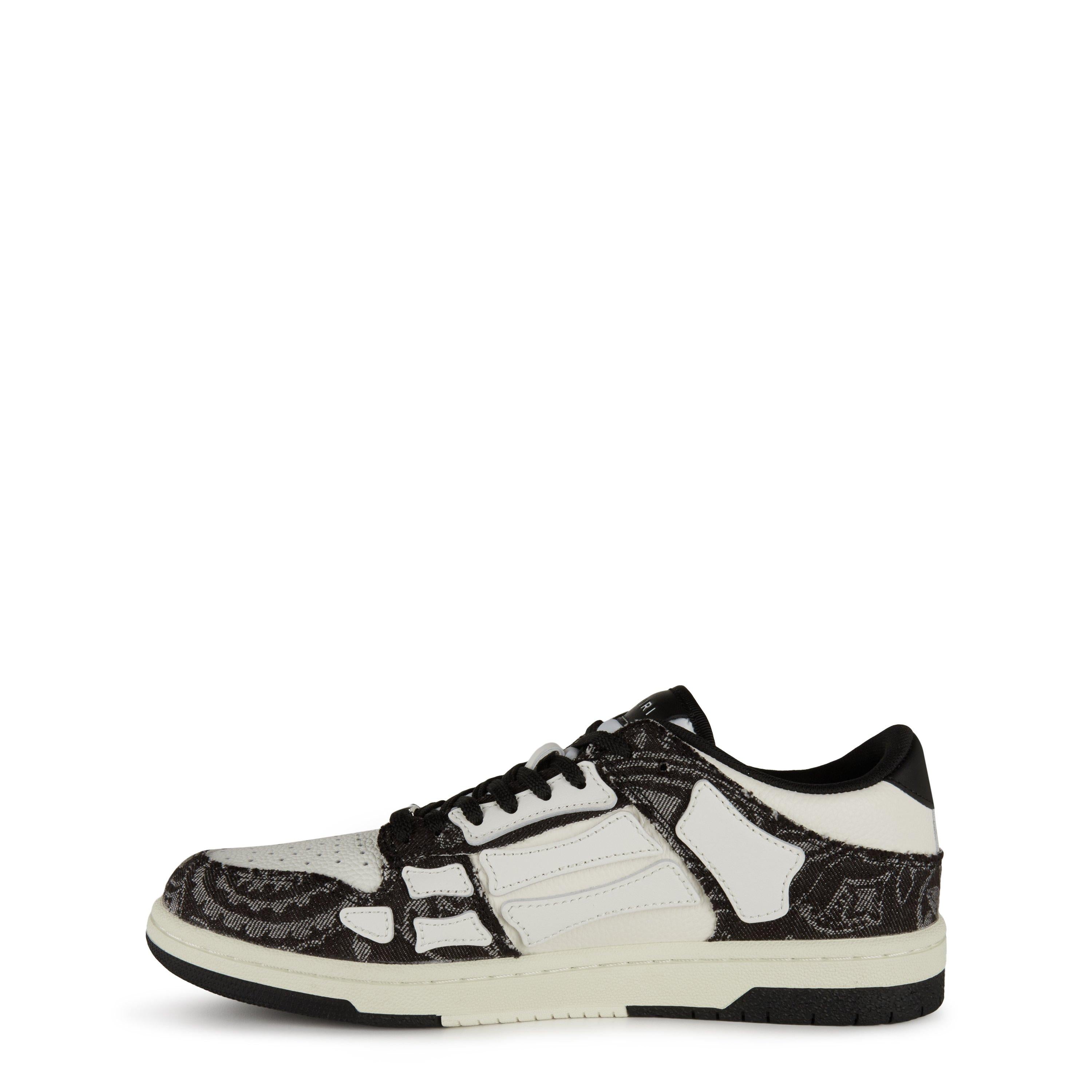 Bandana Denim Skel Low Top Trainers