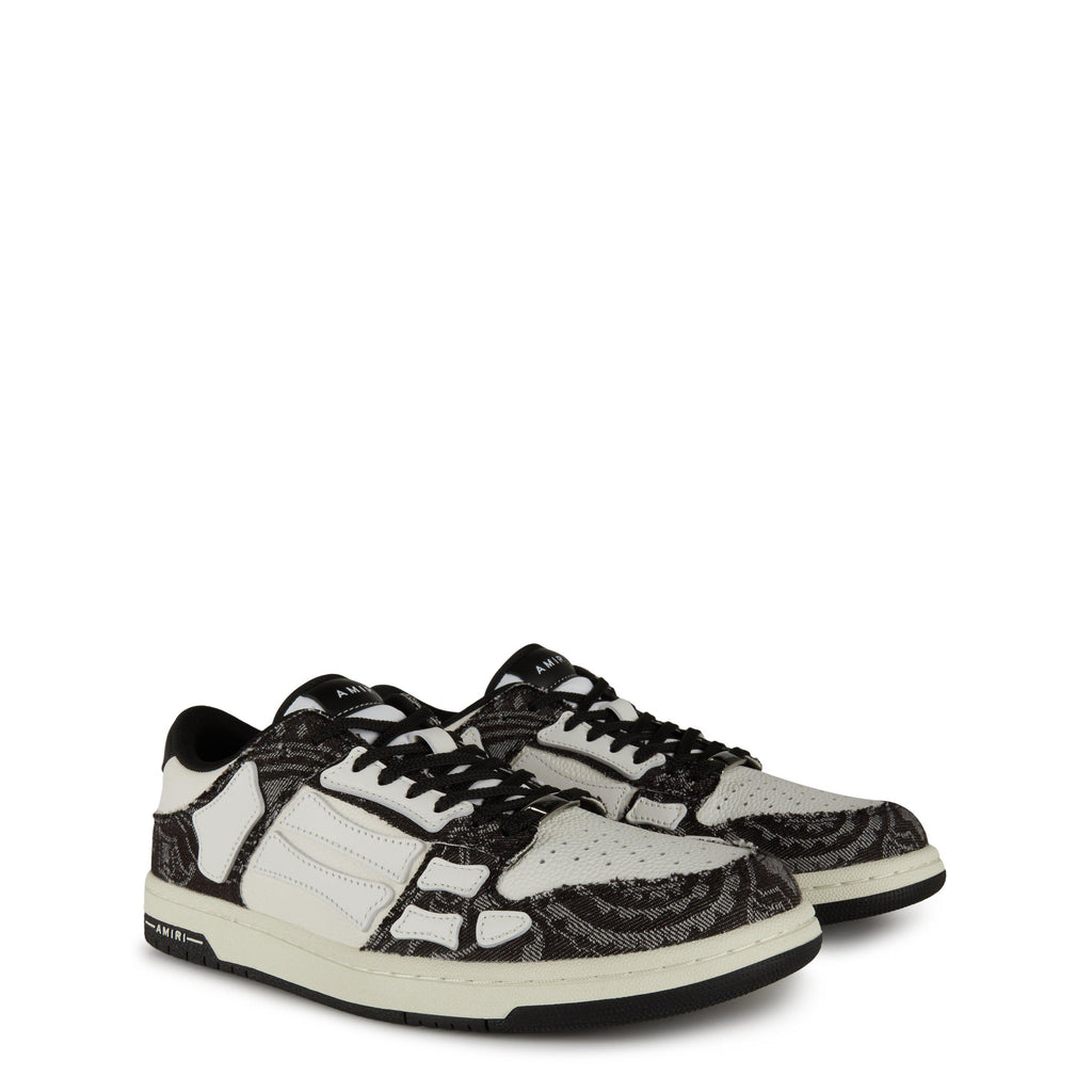 Bandana Denim Skel Low Top Trainers