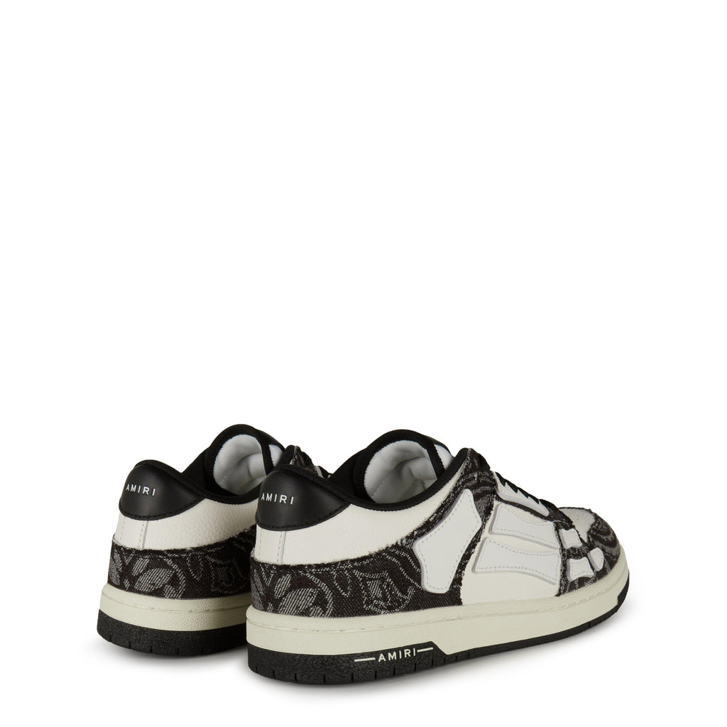 Bandana Denim Skel Low Top Trainers