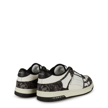 Bandana Denim Skel Low Top Trainers