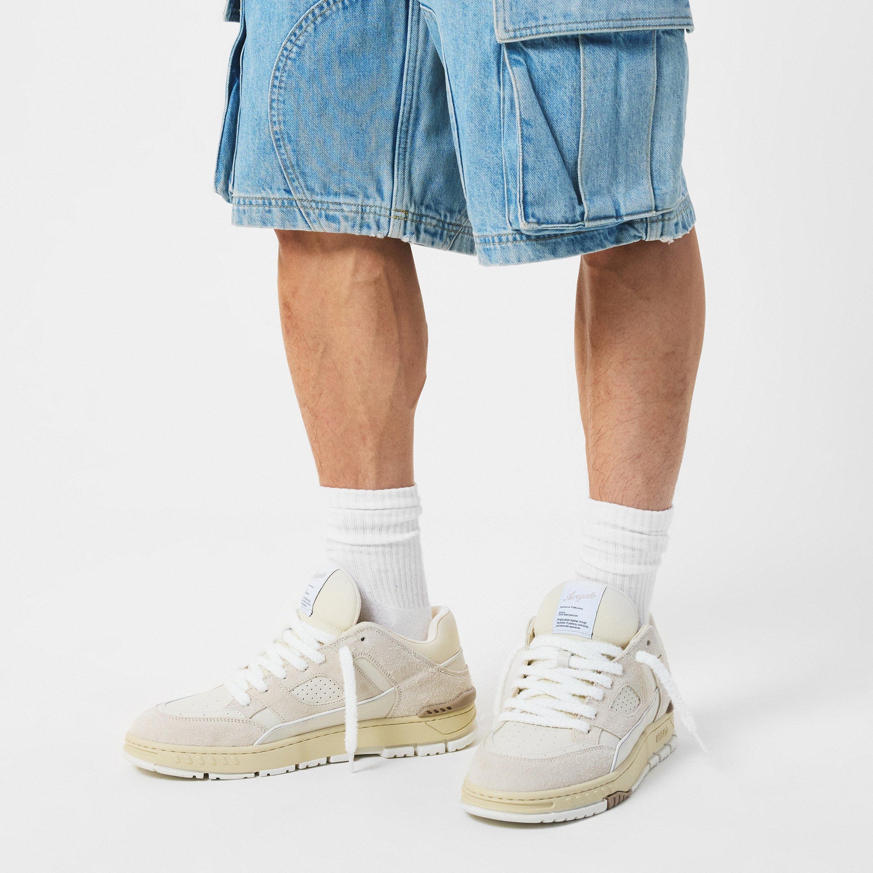 Mens Baseball-Inspired Area Low Trainers