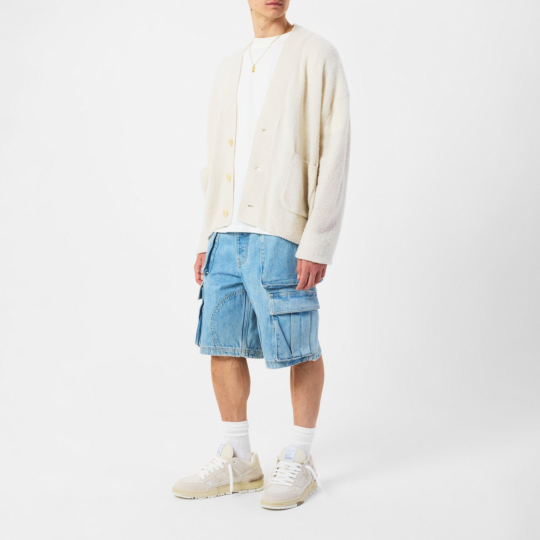 Mens Baseball-Inspired Area Low Trainers