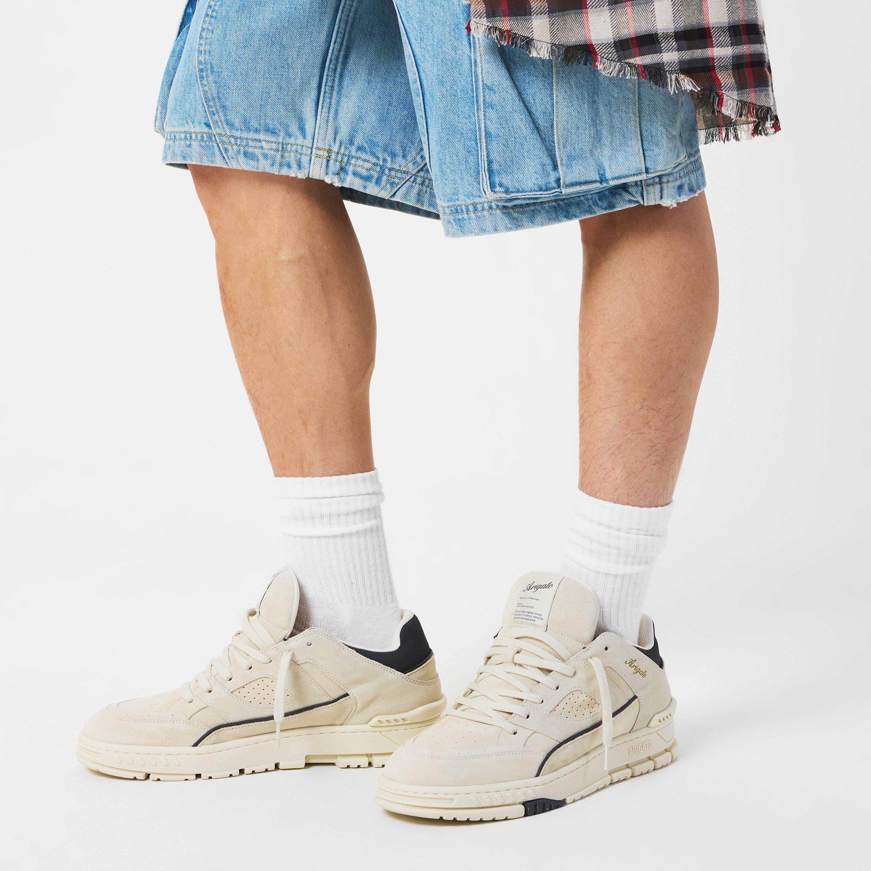 Mens Baseball-Inspired Area Low Trainers