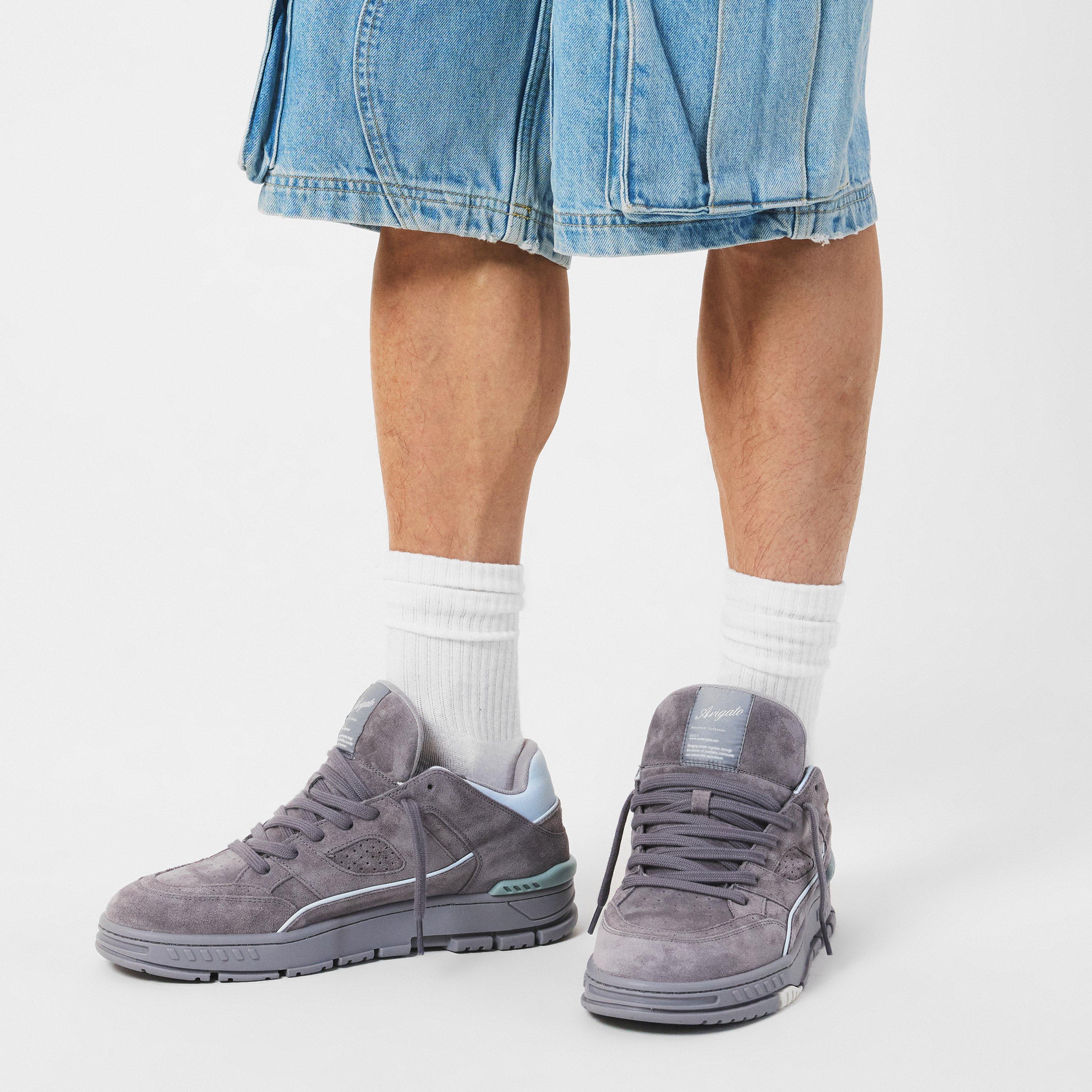 Mens Baseball-Inspired Area Low Trainers