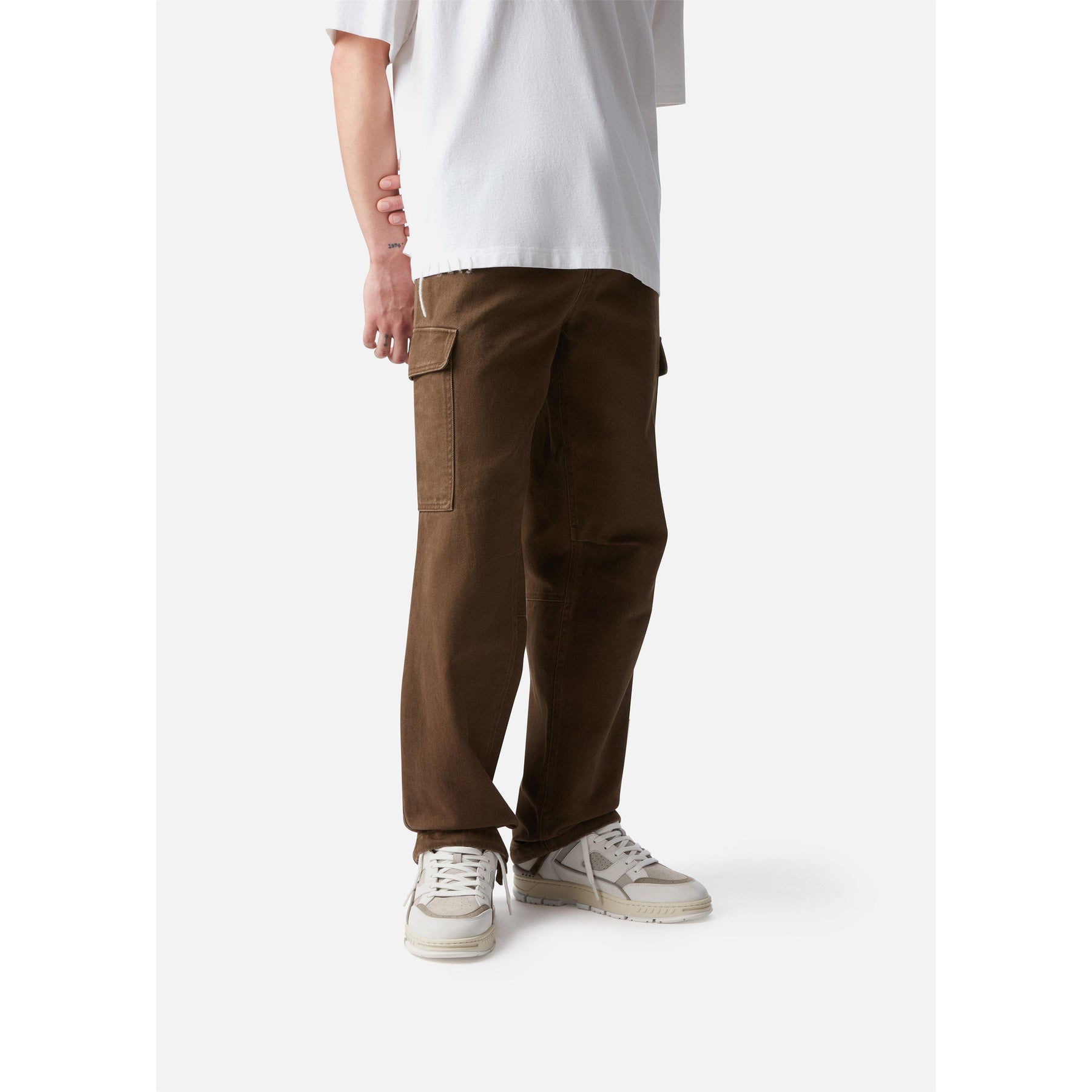 Mens Baseball-Inspired Area Low Trainers