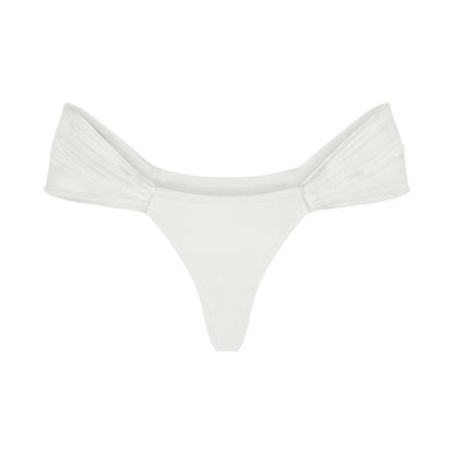 Ultra Fine Mesh Draped Thong