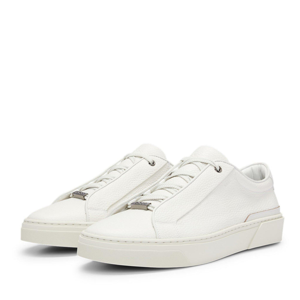 Gary Grained Leather Trainer