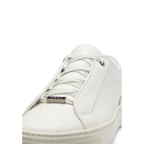 Gary Grained Leather Trainer