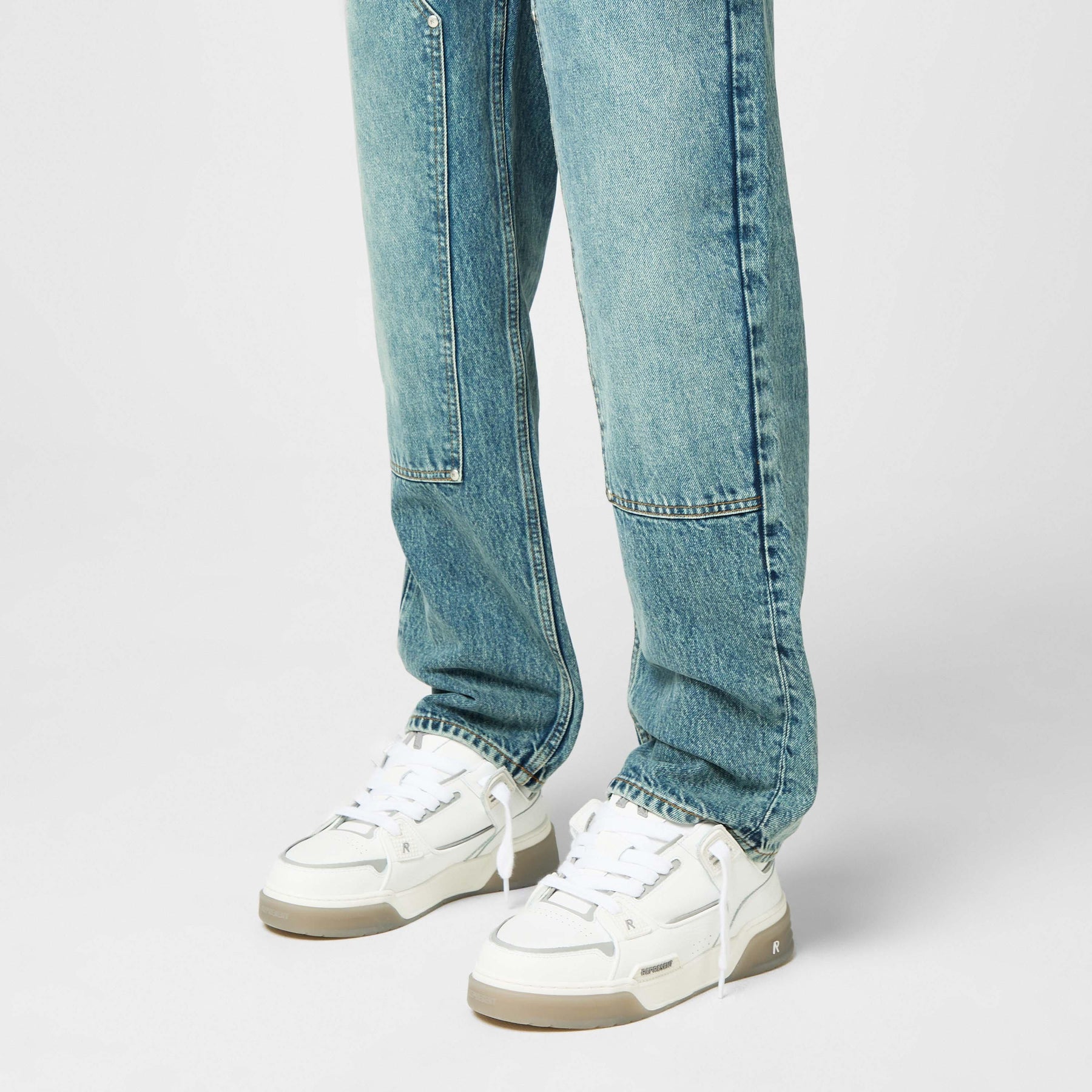 Men's Rep Studio Premium Leather Mid-Top Sneaker