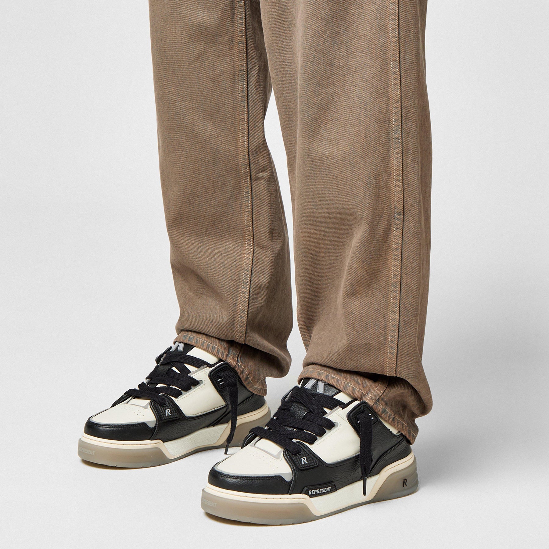 Men's Rep Studio Premium Leather Mid-Top Sneaker