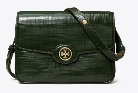 Tory Burch ROBINSON CROSSHATCHED CONVERTIBLE SHOULDER BAG - Bags | Shop From The Mirage