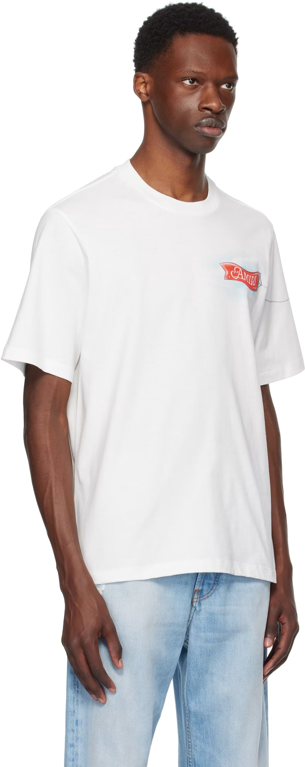 White 'AMIRI For the World' T-shirt