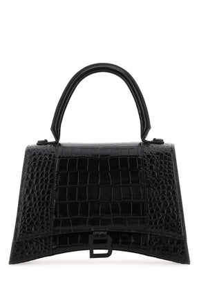 Black Hourglass Satchel Bag