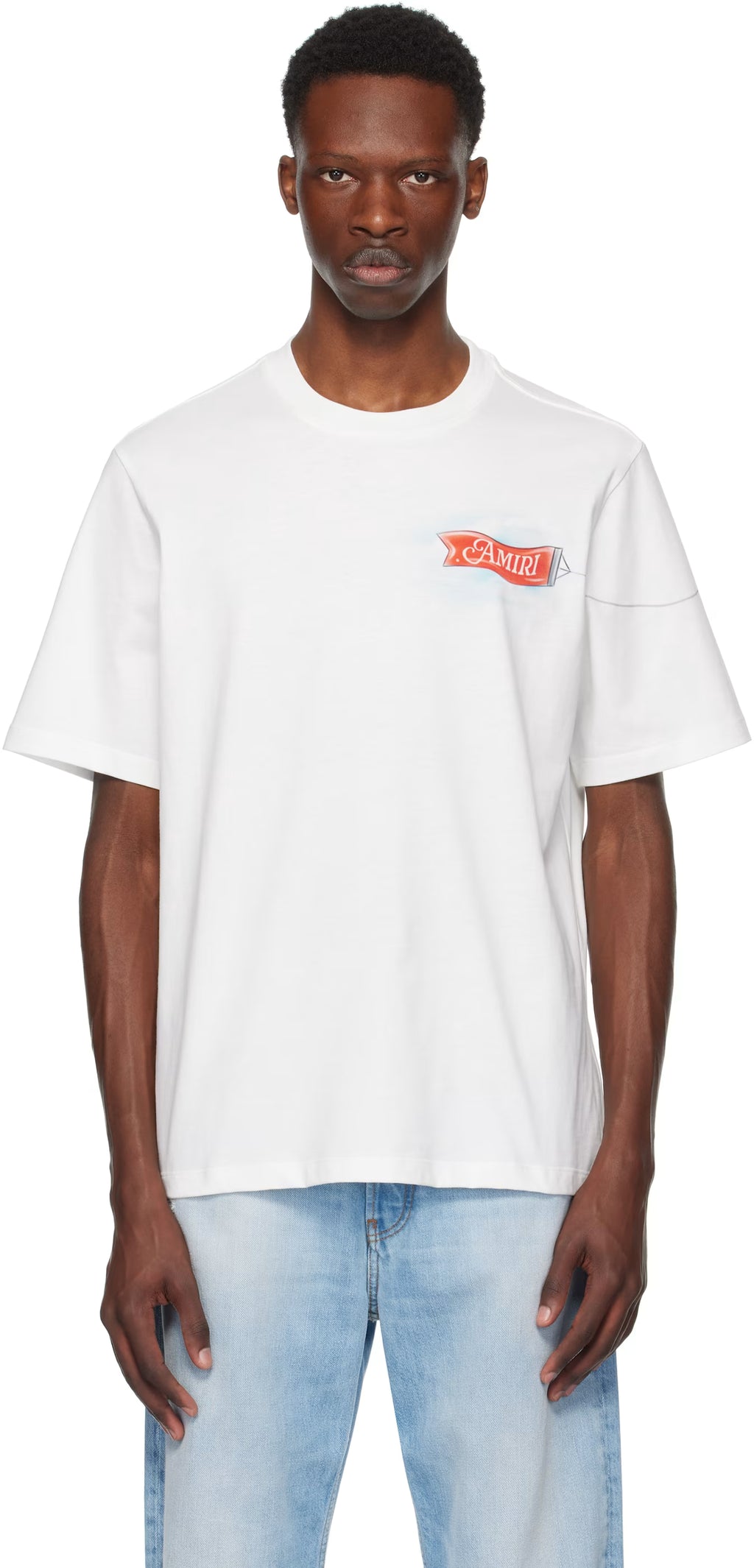 White 'AMIRI For the World' T-shirt