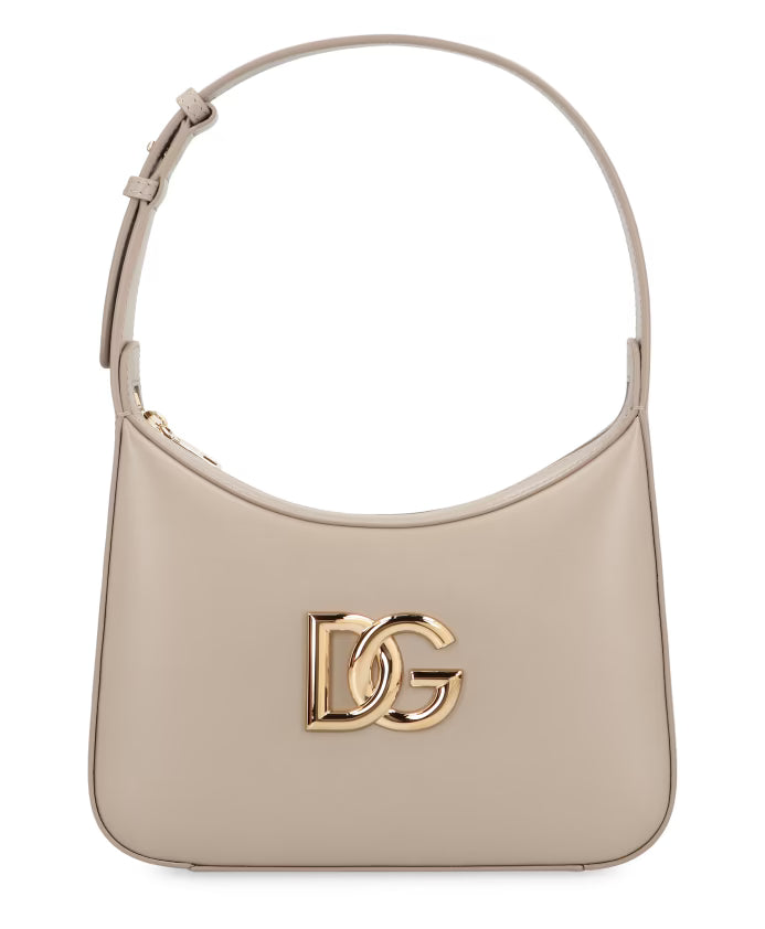 Leather Shoulder Bag with Adjustable Handle