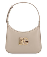 Leather Shoulder Bag with Adjustable Handle