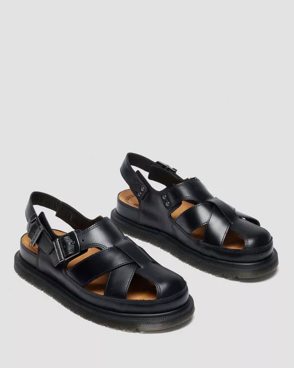 SAN FISHERMAN LEATHER SANDALS