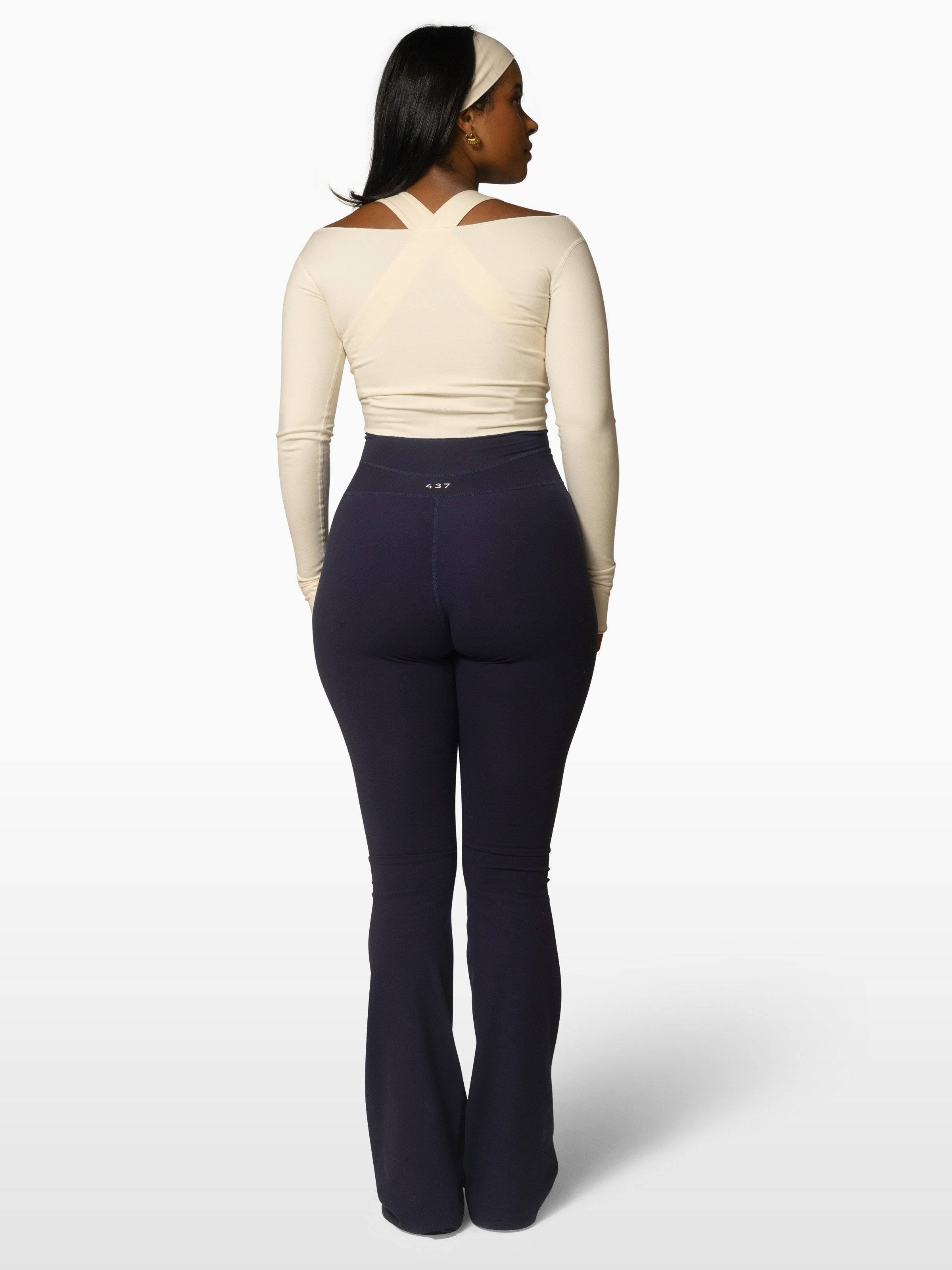 The Sculpt Onesie / Navy-Cream