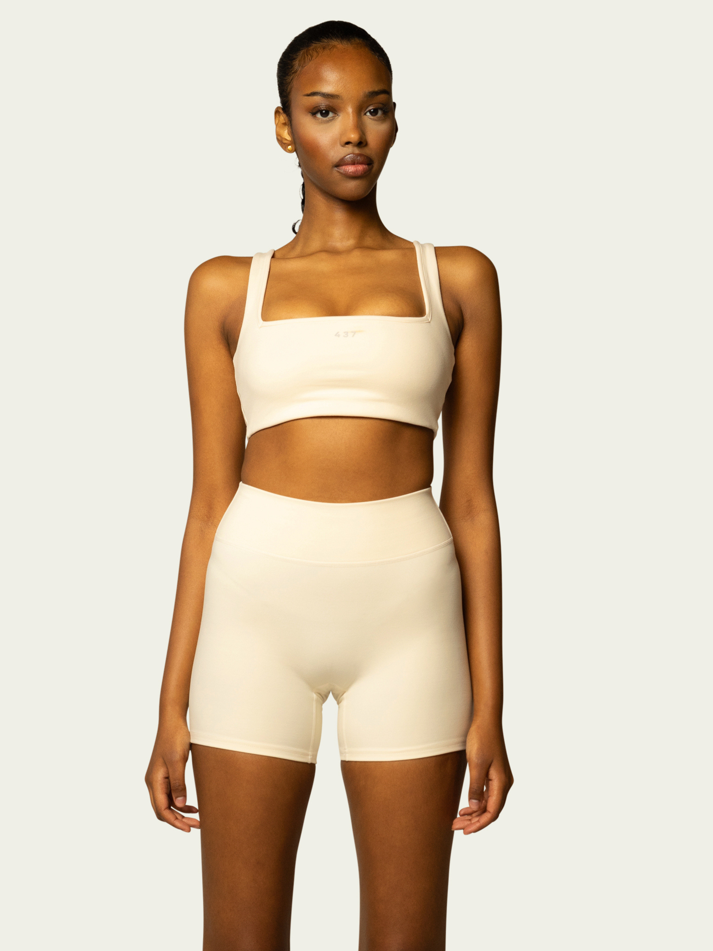 The Square Bra / Crème