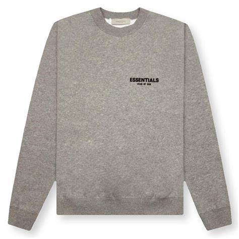 Essentials Crewneck Core Collection Dark Oatmeal