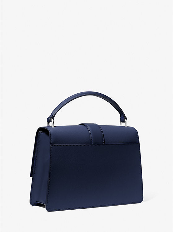 Greenwich Medium Saffiano Leather Satchel