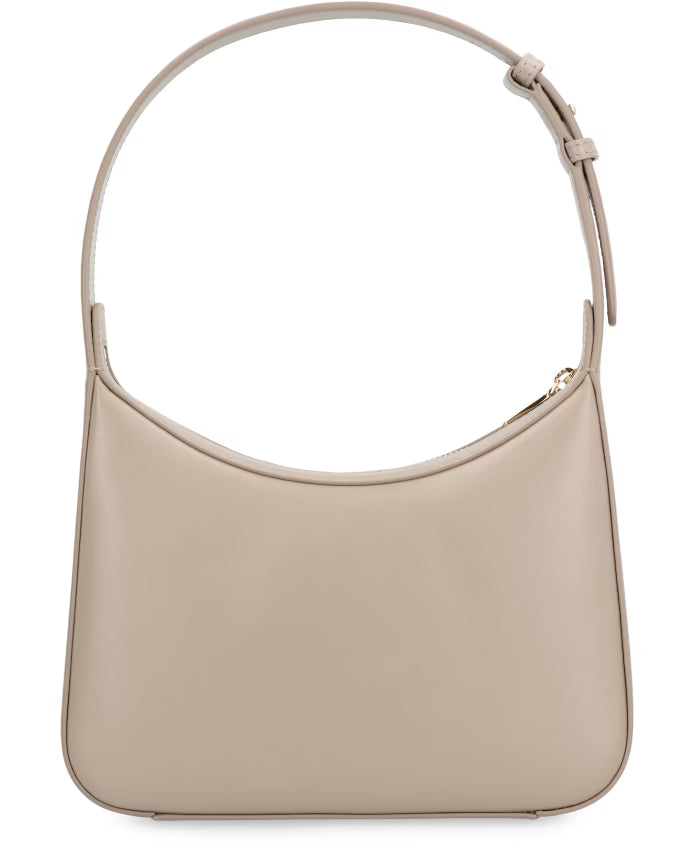 Leather Shoulder Bag with Adjustable Handle