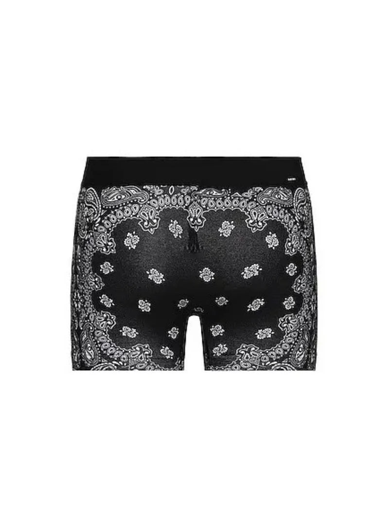 AMIRI BANDANA BOXER SHORTS BLACK