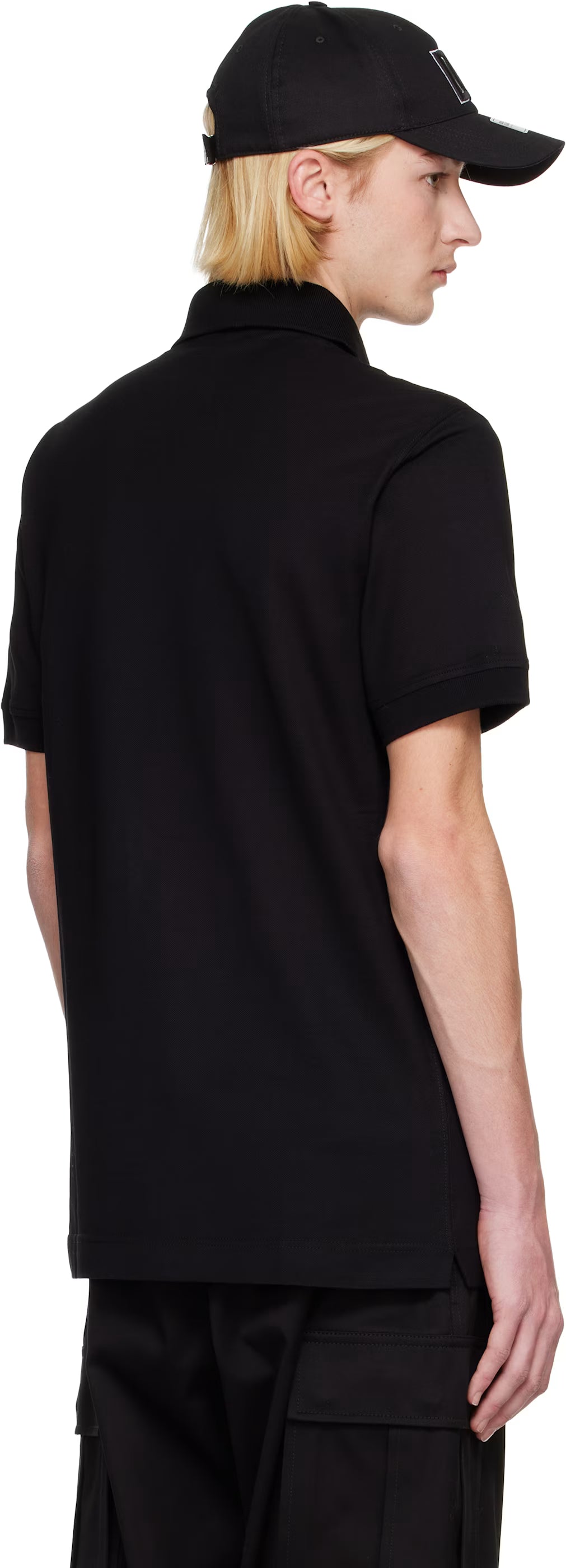 Dolce&Gabbana Black DG Embroidery Polo