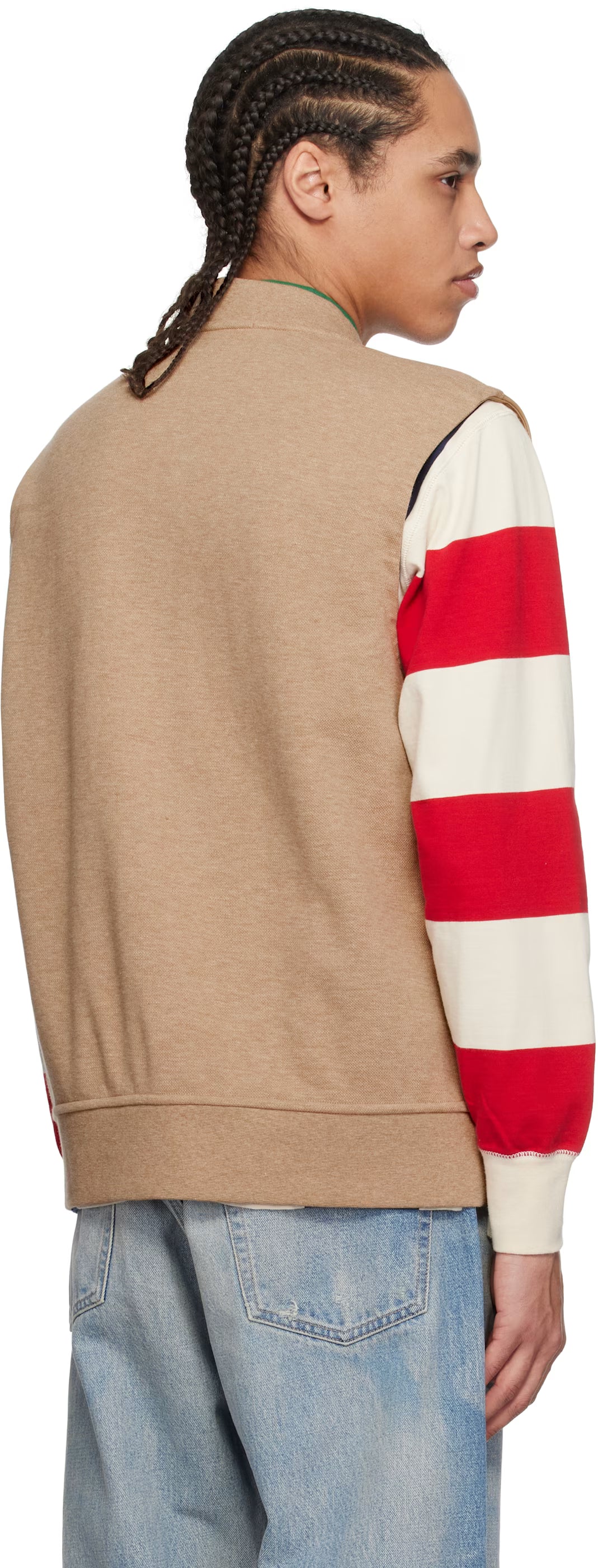 Polo Ralph Lauren Beige Piqué Double-Knit Vest