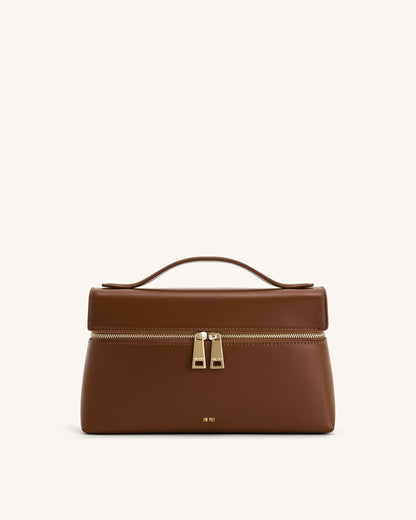 Thea Top Handle Bag - Mocha Brown